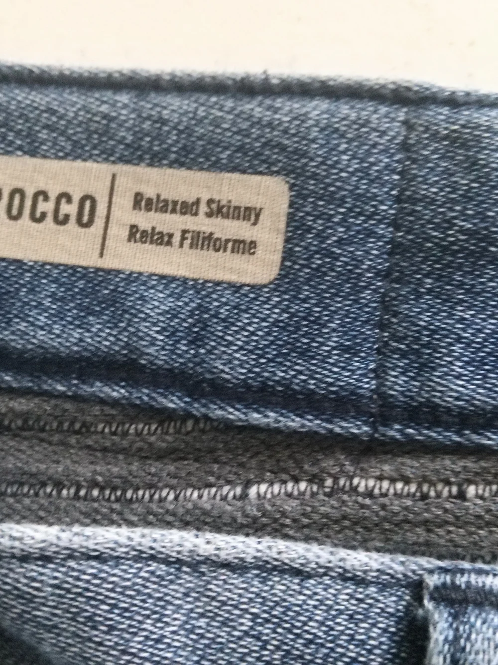 True Religion Rocco Relaxed Skinny Jeans Mens 32x30 Blue Stretch Moto Grunge